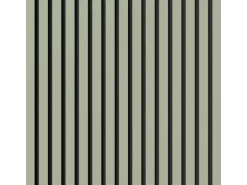 Akustikpaneel Lino Vapour MDF Schwarz Filz Schwarz 60 cm x 120 cm 2 Stück