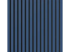 Akustikpaneel Linoleum Midnight Blue MDF Schwarz Filz Schwarz 60 cm x 240 cm