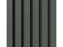 Akustikpaneel Linoleum Pewter MDF Schwarz Filz Schwarz 60 cm x 300 cm