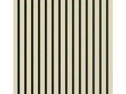 Akustikpaneel Linoleum Pearl MDF Schwarz Filz Schwarz 60 cm x 240 cm