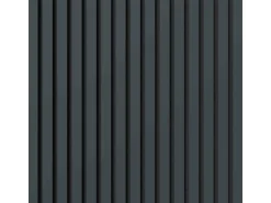 Akustikpaneel Linoleum Smokey Blue MDF Schwarz Filz Schwarz 60 cm x 240 cm