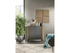 Akustikpaneel Silence Anthrazit/Artisan 40 cm x 40 cm x 2 cm 4er-Set