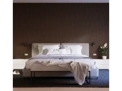 Akustikpaneel Walnuss Geölt MDF Schwarz Filz Schwarz 60 cm x 270 cm FSC®