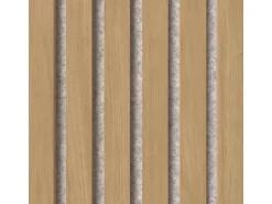 Akustikpaneel Wandverkleidung Eiche Natur auf Akustikfilz Grau 240 cm
