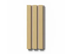 Akustikpaneel-Muster Eiche MDF Braun Filz Beige 29,5 cm x 15 cm