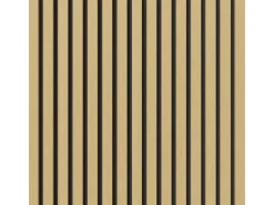 Akustikpaneel-Muster Eiche Unbehandelt MDF Braun Filz Schwarz 29,5 cm x 15 cm