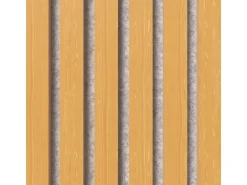 Akustikpaneel-Muster Eiche Natur Geölt MDF Braun Filz Grau 29,5 cm x 15 cm