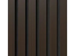 Akustikpaneel-Muster Eiche Geräuchert MDF Schwarz Filz Schwarz 29,5 cm x 15 cm