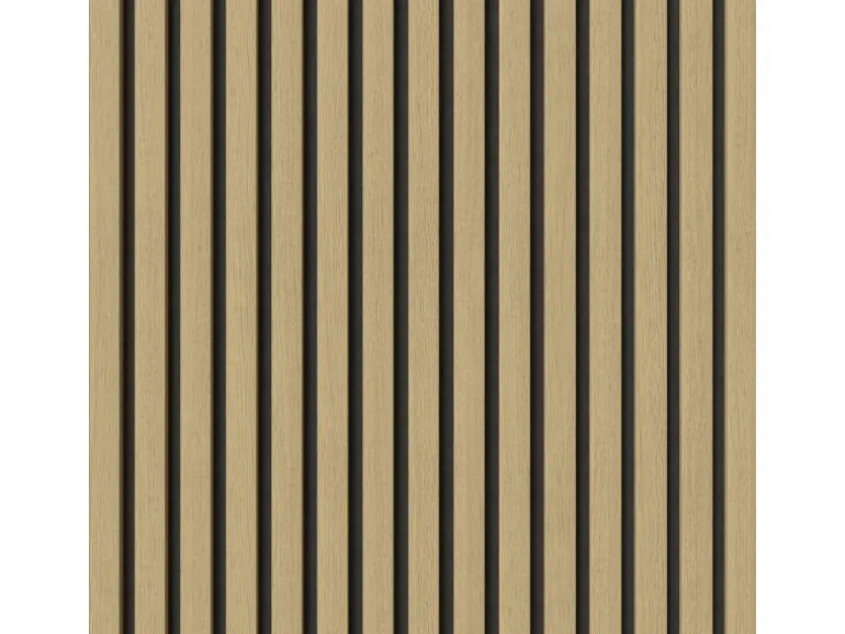 Akustikpaneel-Muster Foliert Eiche Filz Schwarz 29,5 cm x 15 cm