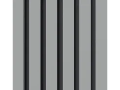 Akustikpaneel-Muster Foliert Arctic Grey Filz Schwarz 29,5 cm x 15 cm