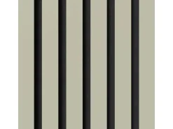 Akustikpaneel-Muster Linoleum Mushroom Filz Schwarz 29,5 cm x 15 cm