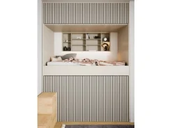 Akustikpaneel-Muster Linoleum Pebble Filz Schwarz 29,5 cm x 15 cm