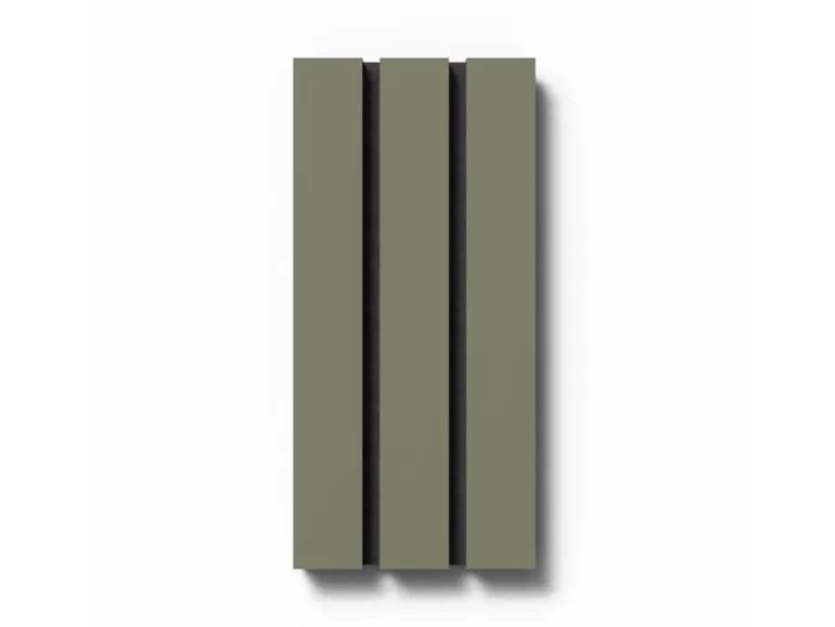 Akustikpaneel-Muster Linoleum Lux Olive MDF Schwarz Filz Schwarz 29,5 cm x 15 cm