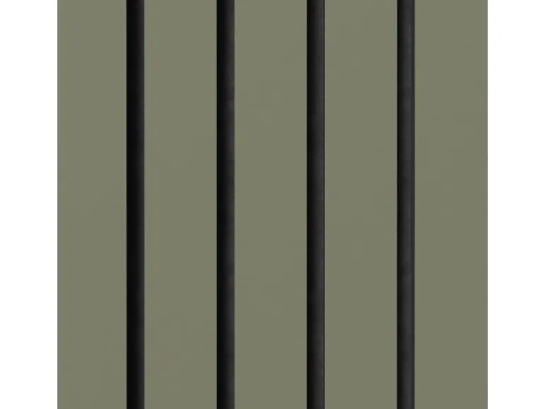 Akustikpaneel-Muster Linoleum Lux Olive MDF Schwarz Filz Schwarz 29,5 cm x 15 cm