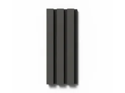 Akustikpaneel-Muster Linoleum Iron Filz Schwarz 29,5 cm x 15 cm