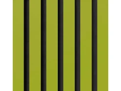 Akustikpaneel-Muster Linoleum Spring Green Filz Schwarz 29,5 x 15 cm