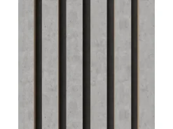 Akustikpannel-Muster Laminat Betongrau Filz Schwarz 29,5 cm x 15 cm