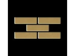 ALLOY Mosaik Fliese Massiv Metall Messing Gewalzt Gold 1,6mm Stark Pk-bm 1 Paket mit 10 Matten 0,88 m2 Gold