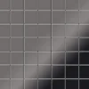ALLOY Mosaik Fliese Massiv Metall Titan Hochglanz Dunkelgrau 1,6mm Attica-ti-sm 1 Paket mit 10 Matten 0,85 m2 Grau