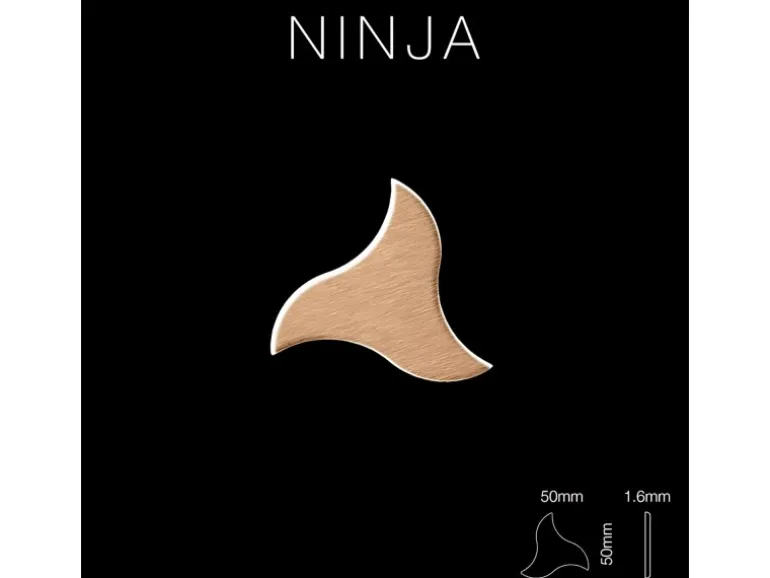ALLOY Mosaik Fliese Massiv Metall Titan Gebürstet Kupfer 1,6mm Stark Ninja-ti-ab 1 Paket mit 10 Matten 0,67 m2 Kupfer