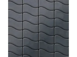 ALLOY Mosaik Fliese Massiv Metall Rohstahl Gewalzt Grau 1,6mm Stark Flux-rs, 1 Paket mit 10 Matten 0,86 m2 Grau