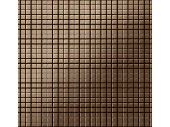 ALLOY Mosaik Fliese Massiv Metall Titan Gebürstet Kupfer 1,6mm Stark Glomesh-ti-ab 1 Paket mit 10 Matten 1,07 m2 Kupfer