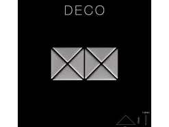 ALLOY Mosaik Fliese Massiv Metall Edelstahl Matt Grau 1,6mm Stark Deco-s-s-ma 1 Paket mit 10 Matten 0,92 m2 Grau