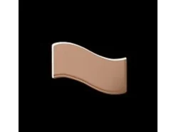 ALLOY Mosaik Fliese Massiv Metall Titan Hochglänzend Kupfer 1,6mm Stark Flux-ti-am 1 Paket mit 10 Matten 0,86 m2 Kupfer