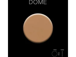 ALLOY Mosaik Fliese Massiv Metall Titan Gebürstet Kupfer 1,6mm Stark Dome-ti-ab 1 Paket mit 10 Matten 0,73 m2 Kupfer