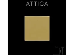 ALLOY Mosaik Fliese Massiv Metall Messing Gewalzt Gold 1,6mm Stark Attica-bm 1 Paket mit 10 Matten 0,85 m2 Gold