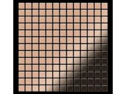 ALLOY Mosaik Fliese Massiv Metall Kupfer Gewalzt Kupfer 1,6mm Stark Mosaic-cm 1 Paket mit 10 Matten 1,04 m2 Kupfer
