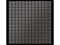 ALLOY Mosaik Fliese Massiv Metall Titan Gebürstet Dunkelgrau 1,6mm Stark Mosaic-ti-sb 1 Paket mit 10 Matten 1,04 m2 Grau