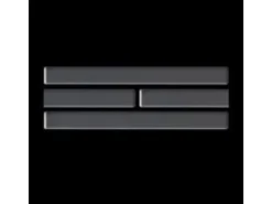 ALLOY Mosaik Fliese Massiv Metall Edelstahl Hochglanz Grau 1,6mm Deedee-s-s-m 1 Paket mit 10 Matten 0,63 m2 Grau