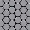 ALLOY Mosaik Fliese Massiv Metall Edelstahl Gebürstet Grau 1,6mm Stark Medallion-s-s-b 1 Paket mit 10 Matten 0,73 m2 Grau