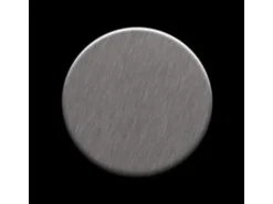 ALLOY Mosaik Fliese Massiv Metall Edelstahl Gebürstet Grau 1,6mm Stark Medallion-s-s-b 1 Paket mit 10 Matten 0,73 m2 Grau