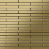 ALLOY Mosaik Fliese Massiv Metall Titan Gebürstet Gold 1,6mm Stark Deedee-ti-gb 1 Paket mit 10 Matten 0,63 m2 Gold