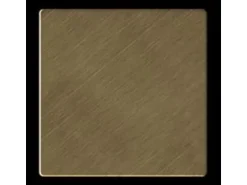 ALLOY Mosaik Fliese Massiv Metall Titan Gebürstet Gold 1,6mm Stark Century-ti-gb 1 Paket mit 50 Matten 0,5 m2 Gold