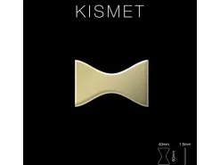 ALLOY Mosaik Fliese Massiv Metall Messing Gewalzt Gold 1,6mm Stark Kismet-bm 1 Paket mit 10 Matten 0,86 m2 Gold