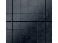 ALLOY Mosaik Fliese Massiv Metall Rohstahl Gewalzt Grau 1,6mm Stark Cinquanta-rs 1 Paket mit 10 Matten 0,94 m2 Grau