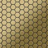 ALLOY Mosaik Fliese Massiv Metall Titan Gebürstet Gold 1,6mm Stark Honey-ti-gb 1 Paket mit 10 Matten 0,92 m2 Gold