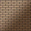ALLOY Mosaik Fliese Massiv Metall Titan Gebürstet Kupfer 1,6mm Stark Pk-ti-ab 1 Paket mit 10 Matten 0,88 m2 Kupfer