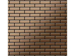ALLOY Mosaik Fliese Massiv Metall Titan Gebürstet Kupfer 1,6mm Stark Pk-ti-ab 1 Paket mit 10 Matten 0,88 m2 Kupfer
