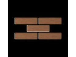ALLOY Mosaik Fliese Massiv Metall Titan Gebürstet Kupfer 1,6mm Stark Pk-ti-ab 1 Paket mit 10 Matten 0,88 m2 Kupfer