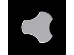 ALLOY Mosaik Fliese Massiv Metall Edelstahl Hochglanz Grau 1,6mm Ubiquity-s-s-m 1 Paket mit 10 Matten 0,75 m2 Grau