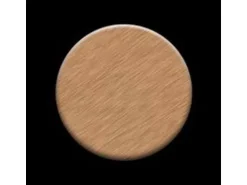 ALLOY Mosaik Fliese Massiv Metall Titan Gebürstet Kupfer 1,6mm Stark Medallion-ti-ab, 1 Paket mit 10 Matten 0,73 m2 Kupfer