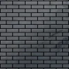 ALLOY Mosaik Fliese Massiv Metall Rohstahl Gewalzt Grau 1,6mm Stark Pk-rs 1 Paket mit 10 Matten 0,88 m2 Grau