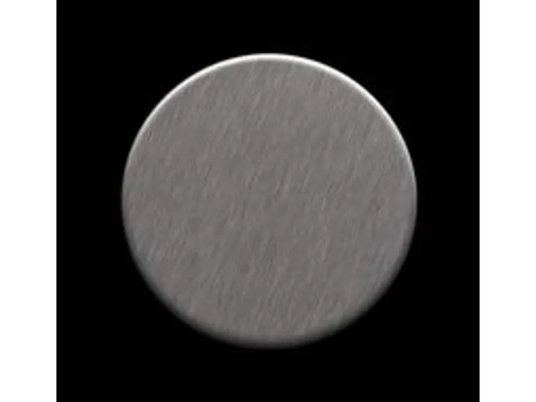 ALLOY Mosaik Fliese Massiv Metall Edelstahl Marine Gebürstet Grau Medallion-s-s-mb, 1 Paket mit 10 Matten 0,73 m2 Grau