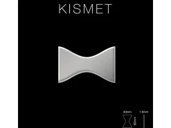 ALLOY Mosaik Fliese Massiv Metall Edelstahl Gebürstet Grau 1,6mm Stark Kismet-s-s-b 1 Paket mit 10 Matten 0,86 m2 Grau