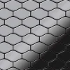ALLOY Mosaik Fliese Massiv Metall Edelstahl Hochglanz Grau 1,6mm Karma-s-s-m 1 Paket mit 10 Matten 0,86 m2 Grau