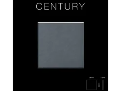 ALLOY Mosaik Fliese Massiv Metall Titan Gebürstet Dunkelgrau 1,6mm Stark Century-ti-sb 1 Paket mit 50 Matten 0,5 m2 Grau